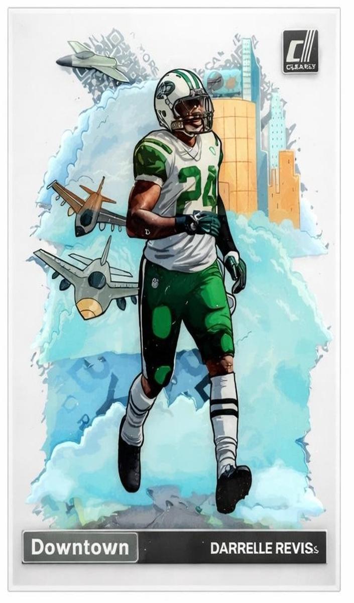 2023 Panini Clearly Donruss Football Darrelle Revis #9 PSA 10