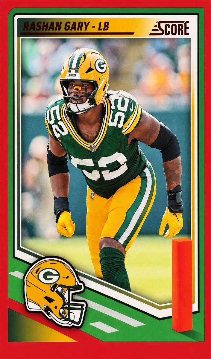 2025 Panini Score Football Red Rashan Gary #170