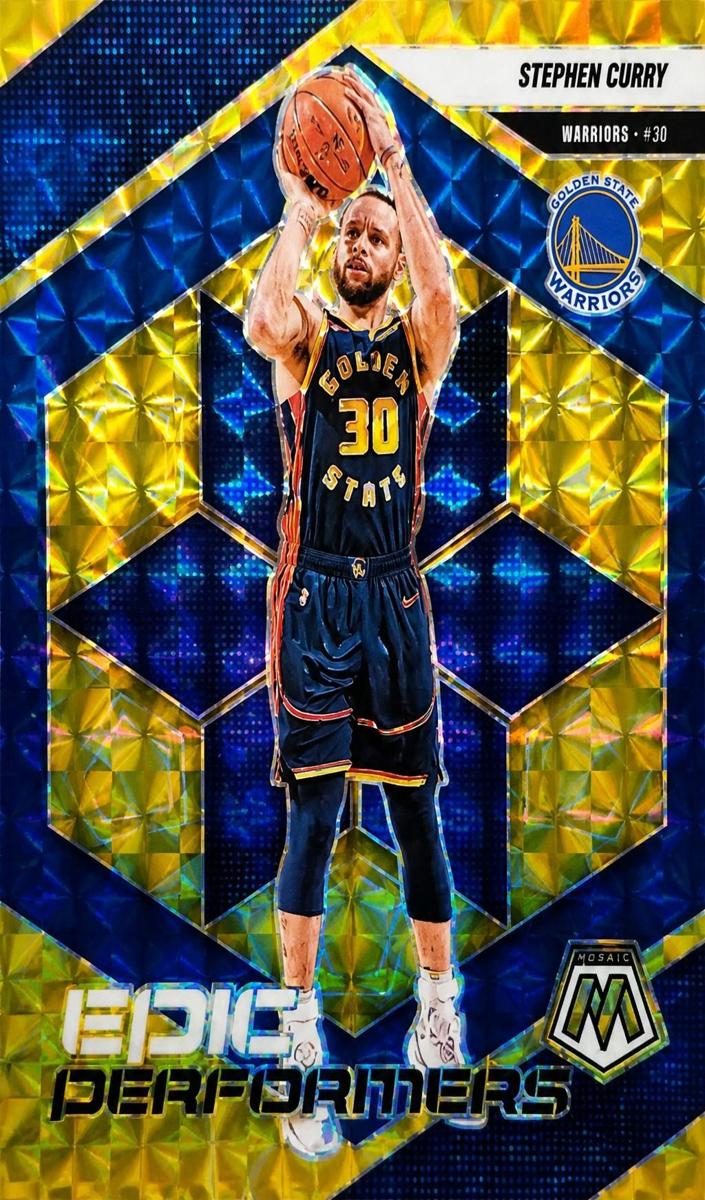 2024 Panini Mosaic Basketball Reactive Yellow Stephen Curry #3