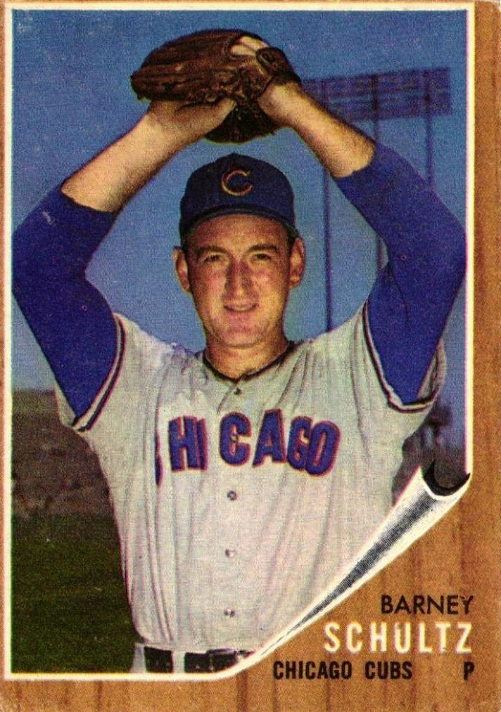 1962 Topps Baseball Barney Schultz #89