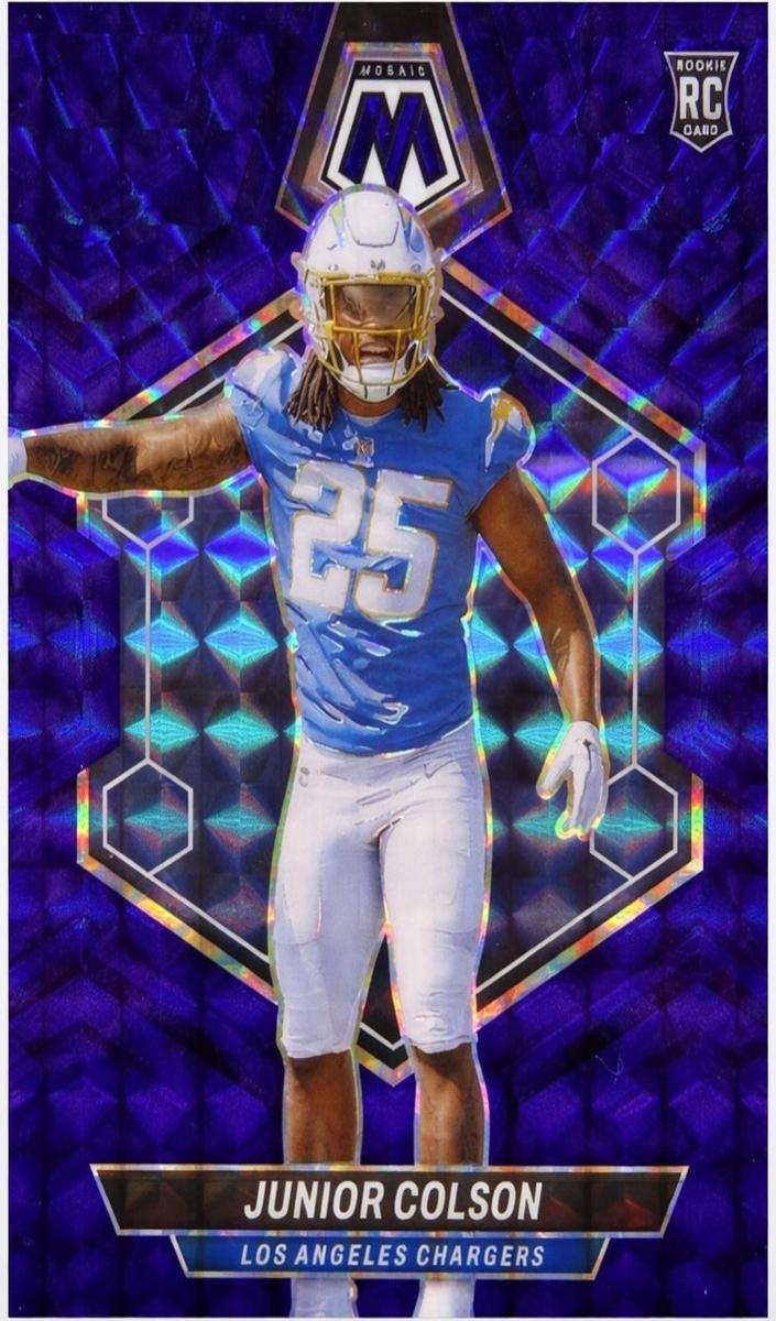 2024 Panini Mosaic Football Blue Junior Colson #361