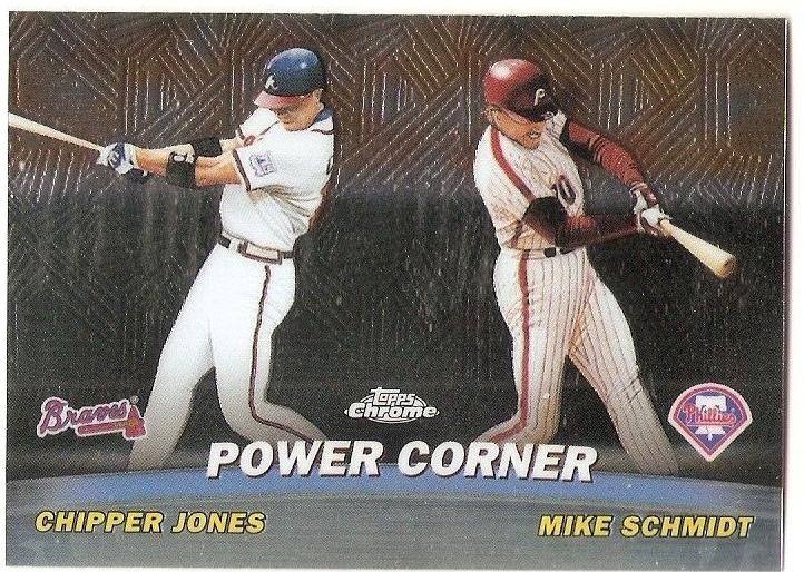 2001 Topps Chrome Baseball Chipper Jones #2 PSA 10