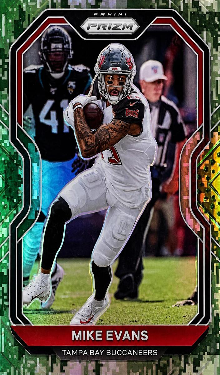 2020 Panini Prizm Football Camo Mike Evans #254 PSA 9