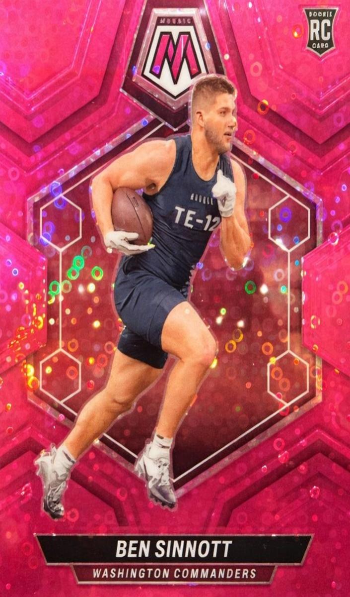 2024 Panini Mosaic Football No Huddle Pink Ben Sinnott #351