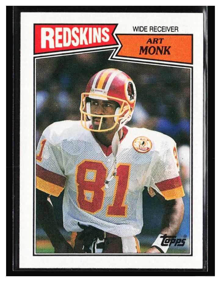 1987 Topps Football Art Monk #69