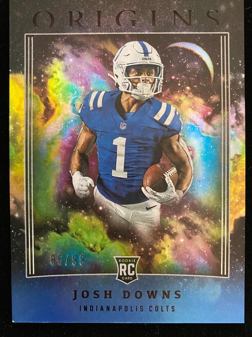 2023 Panini Origins Football Blue Josh Downs #128