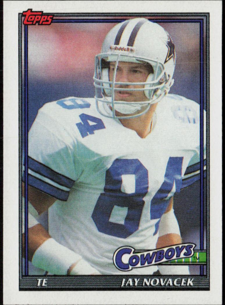 1991 Topps Football Jay Novacek #358