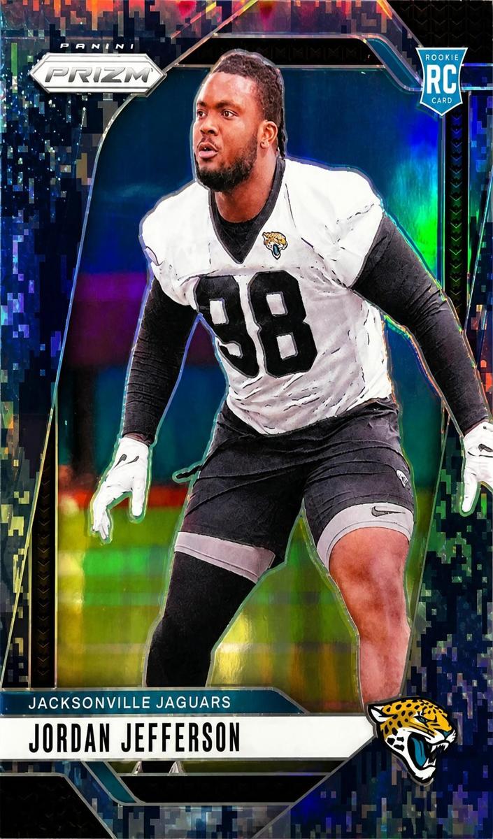 2024 Panini Prizm Football Navy Camo Jordan Jefferson #358