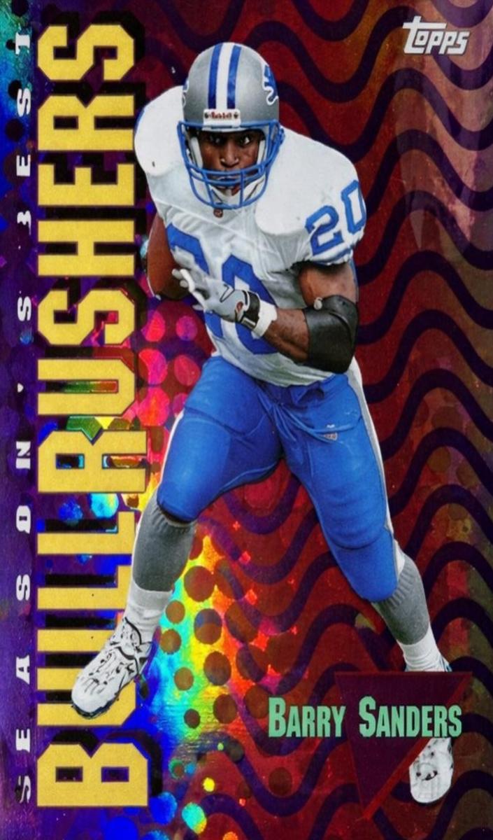 1999 Topps Chrome Football Refractor Barry Sanders #SB4
