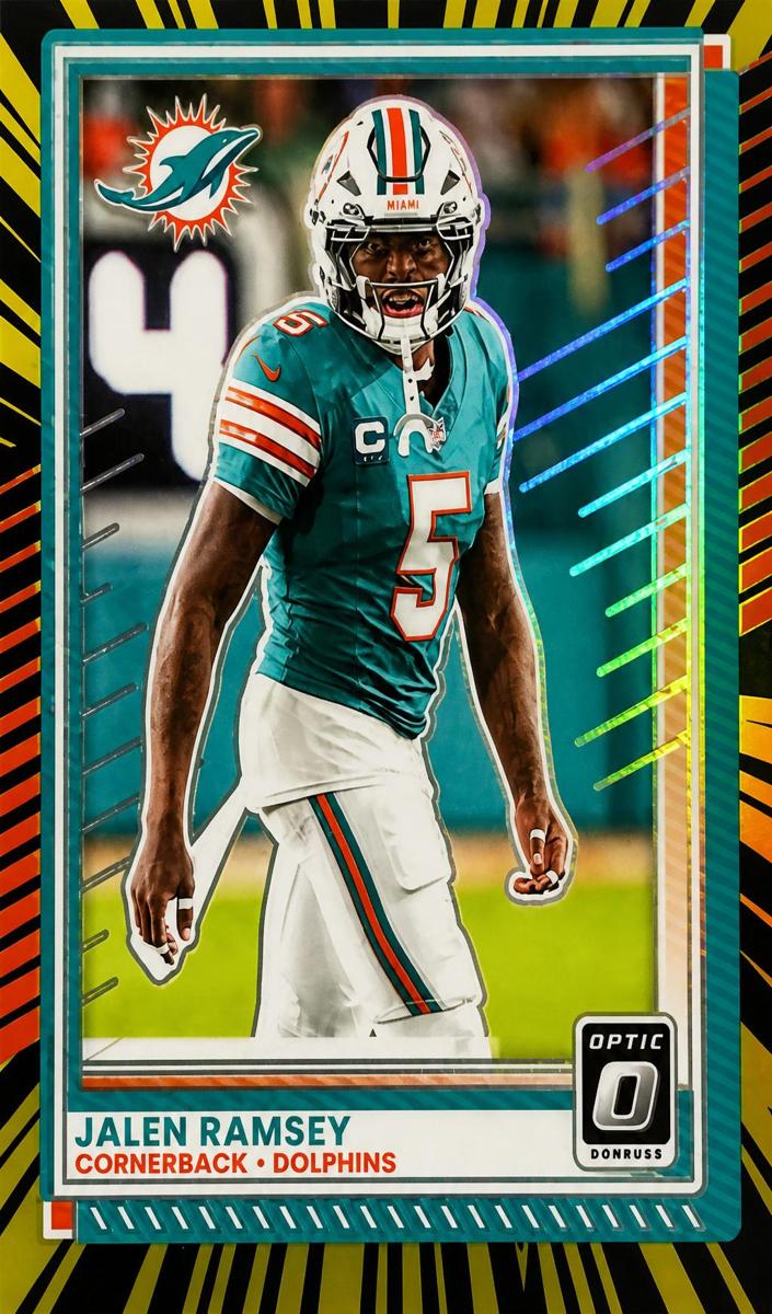 2025 Donruss Optic Football Electricity Jalen Ramsey #42