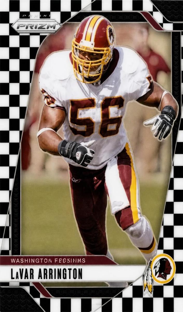 2024 Panini Prizm Football Black and White Checker LaVar Arrington #295