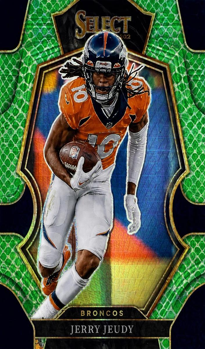 2022 Panini Select Football Dragon Scale Prizm Jerry Jeudy #132