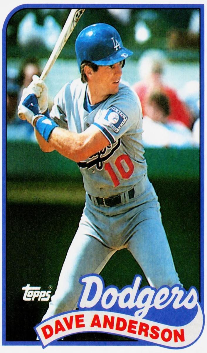 1989 Topps Baseball Dave Anderson #117 PSA 8