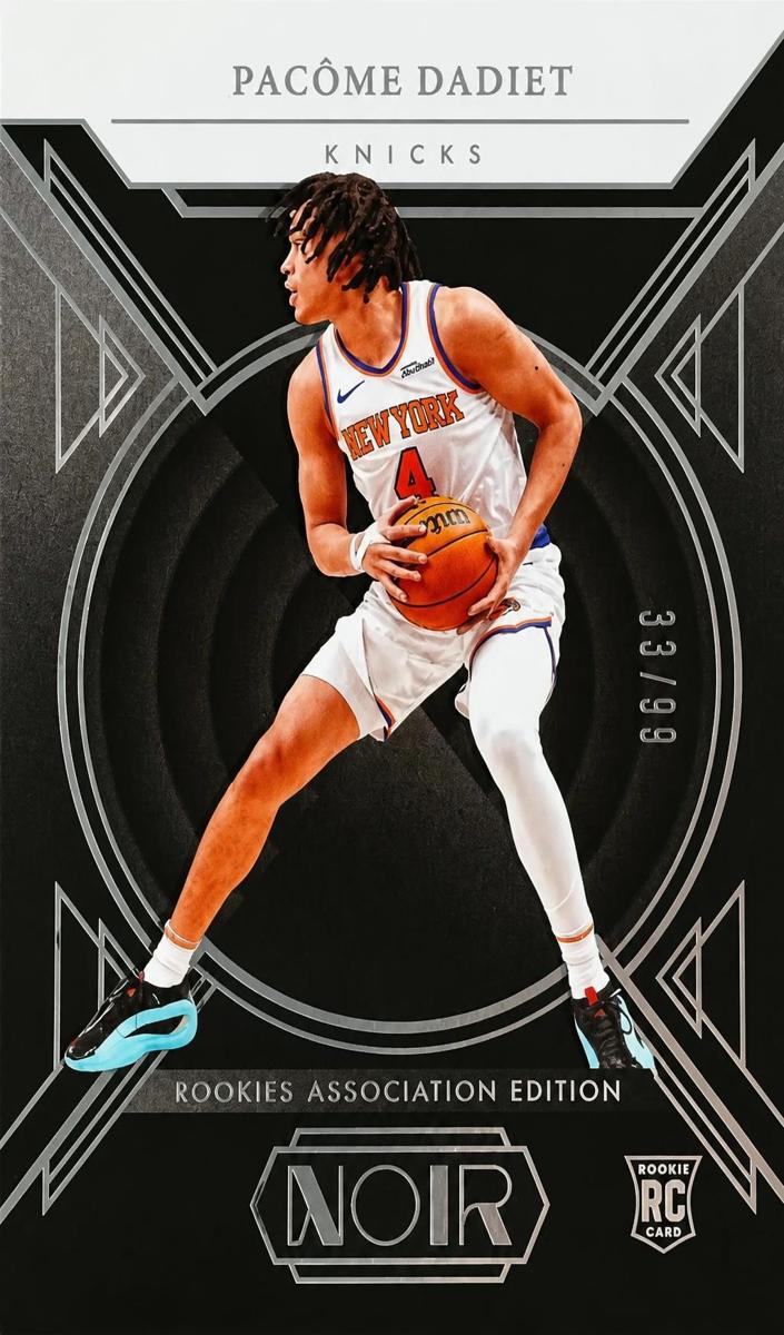 2024 Panini Noir Basketball Pacome Dadiet #157
