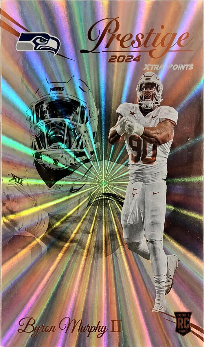 2024 Panini Prestige Football Sunburst Xtra Points Byron Murphy II #319