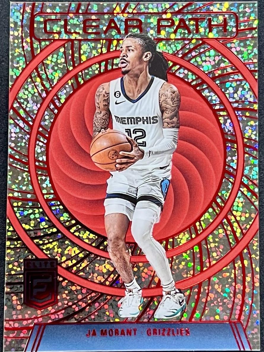 2023 Donruss Elite Basketball International Red Ja Morant #12