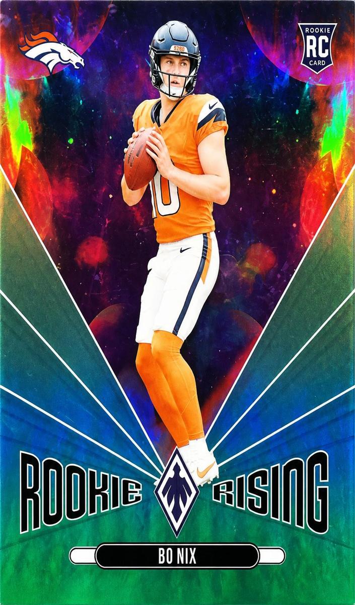 2024 Panini Phoenix Football Teal Bo Nix #RR-BNX