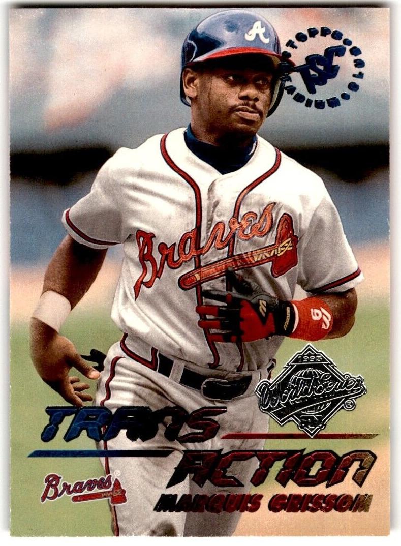 1995 Topps Stadium Club Baseball Marquis Grissom #617