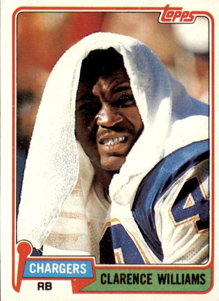 1981 Topps Football Clarence Williams #509