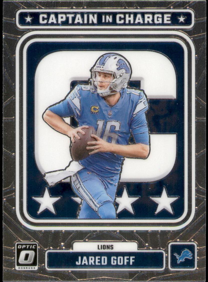 2023 Donruss Optic Football Jared Goff #CC-JG PSA 9