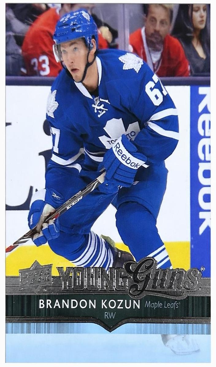 2014 Upper Deck Hockey Brandon Kozun #244