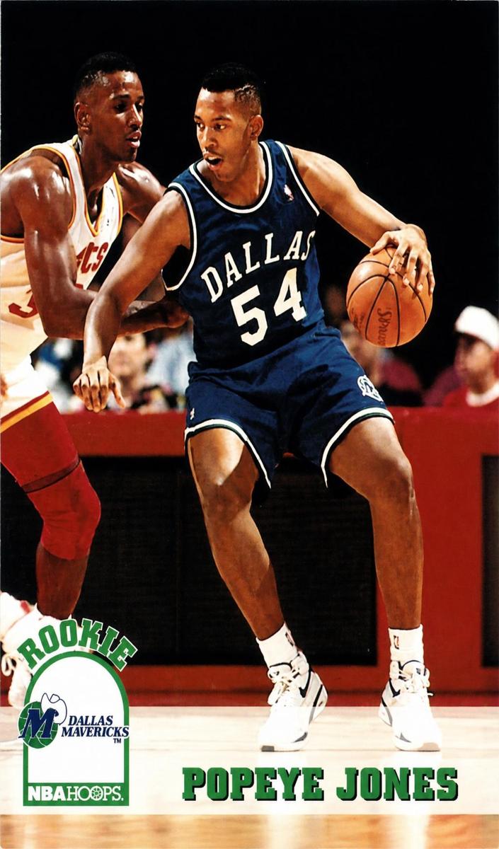 1993 Hoops Basketball Popeye Jones #321 PSA 9