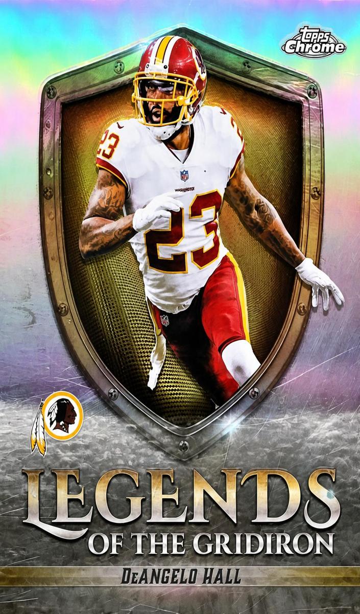 2025 Topps Chrome Football Refractor DeAngelo Hall #LOG-35