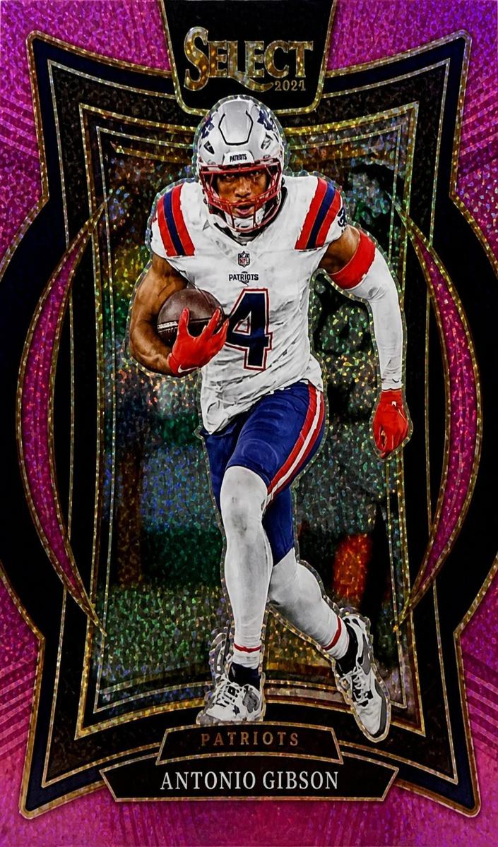 2024 Panini Select Football Pink Glitter Antonio Gibson #7