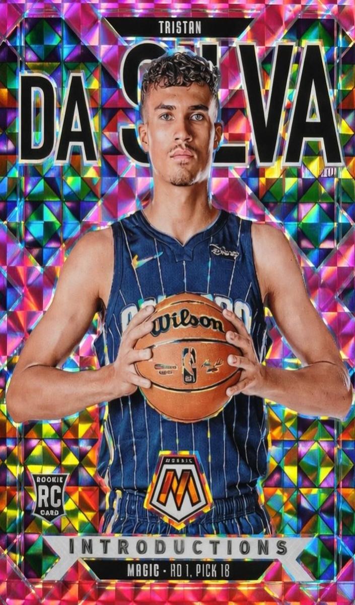 2024 Panini Mosaic Basketball Pink Tristan da Silva #5