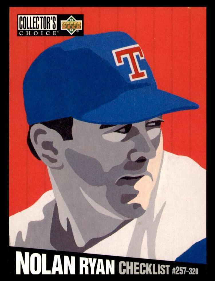 1994 Upper Deck Collector's Choice Baseball Nolan Ryan #320