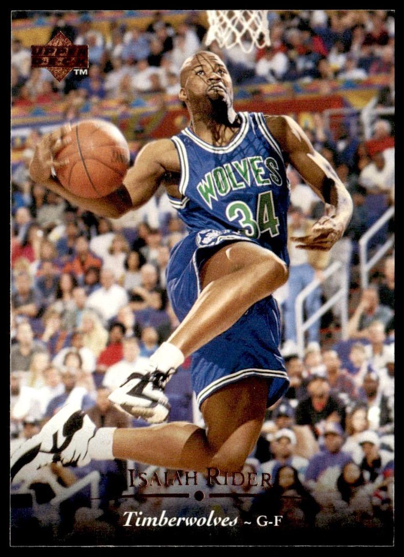 1995 Upper Deck Basketball Isaiah Rider #68