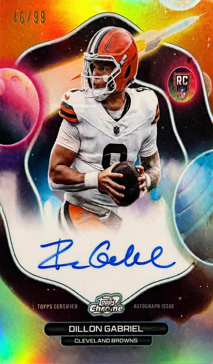 2025 Topps Cosmic Chrome Football Dillon Gabriel #FFS-DG