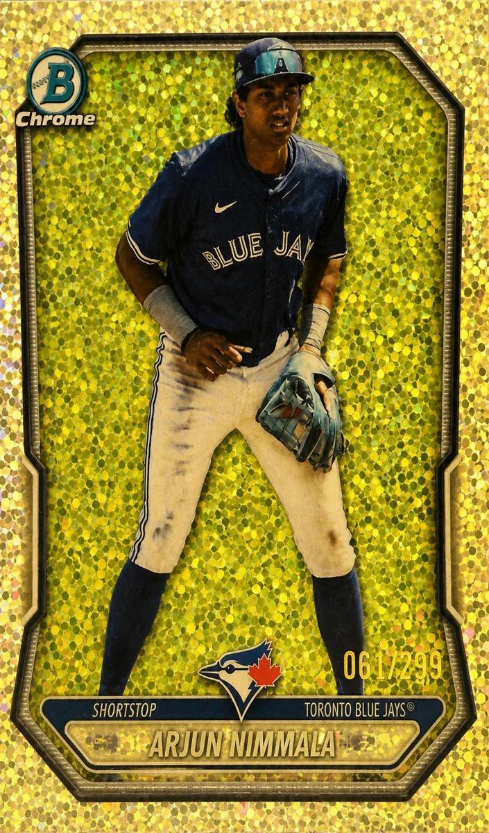 2026 Bowman Baseball Speckle Refractor Arjun Nimmala #BCP-67