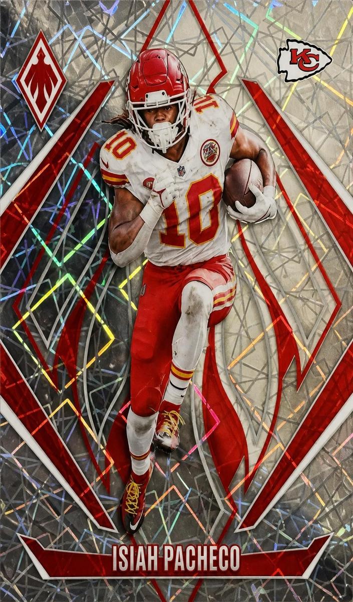 2024 Panini Phoenix Football Lazer Isiah Pacheco #67