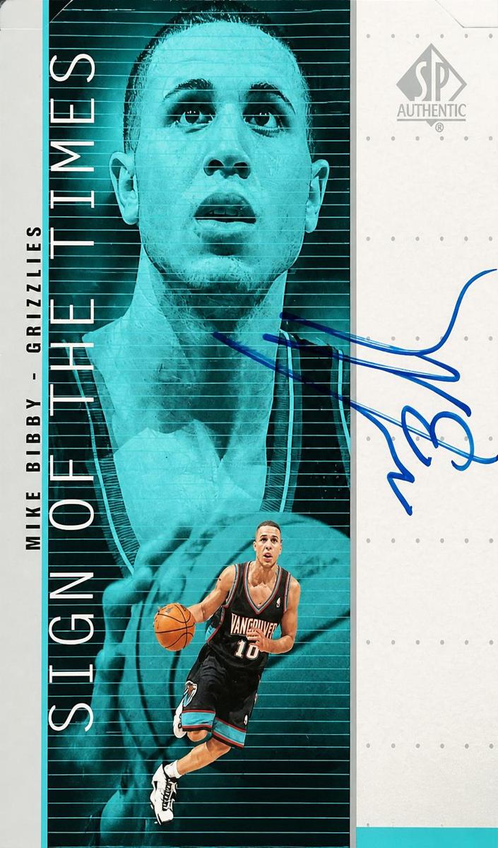 1998 SP Authentic Basketball Silver Mike Bibby #MB PSA 9