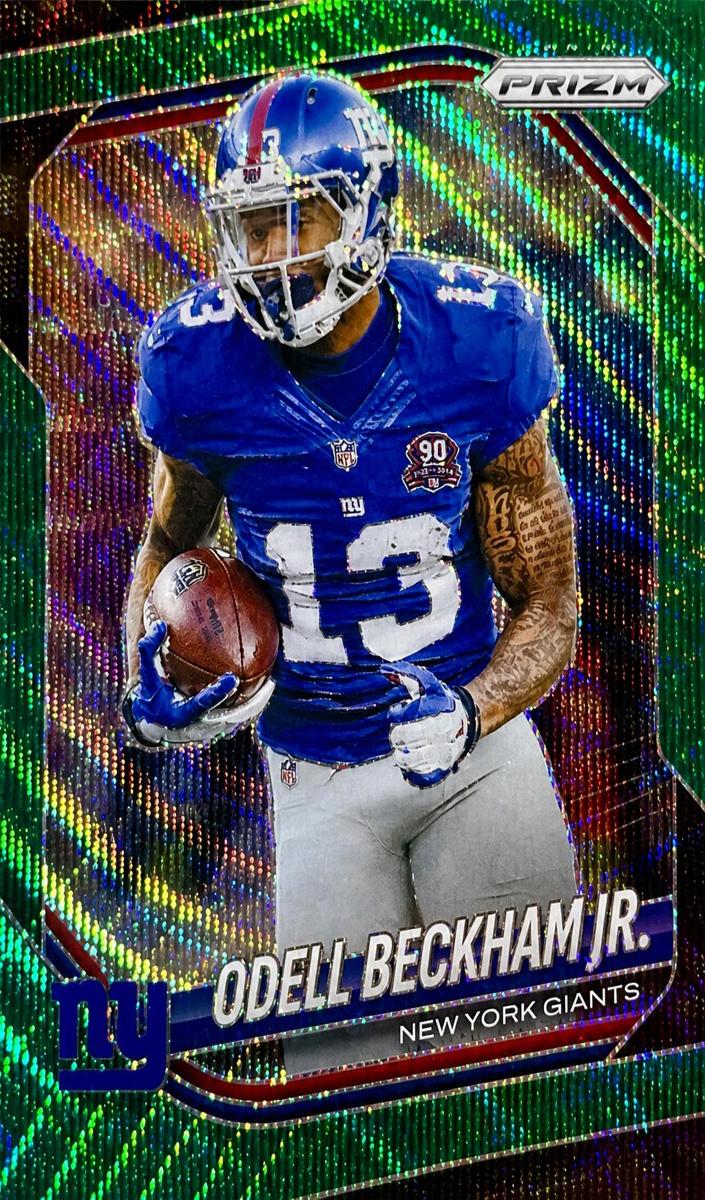 2025 Panini Prizm Football Green Wave Odell Beckham Jr. #285