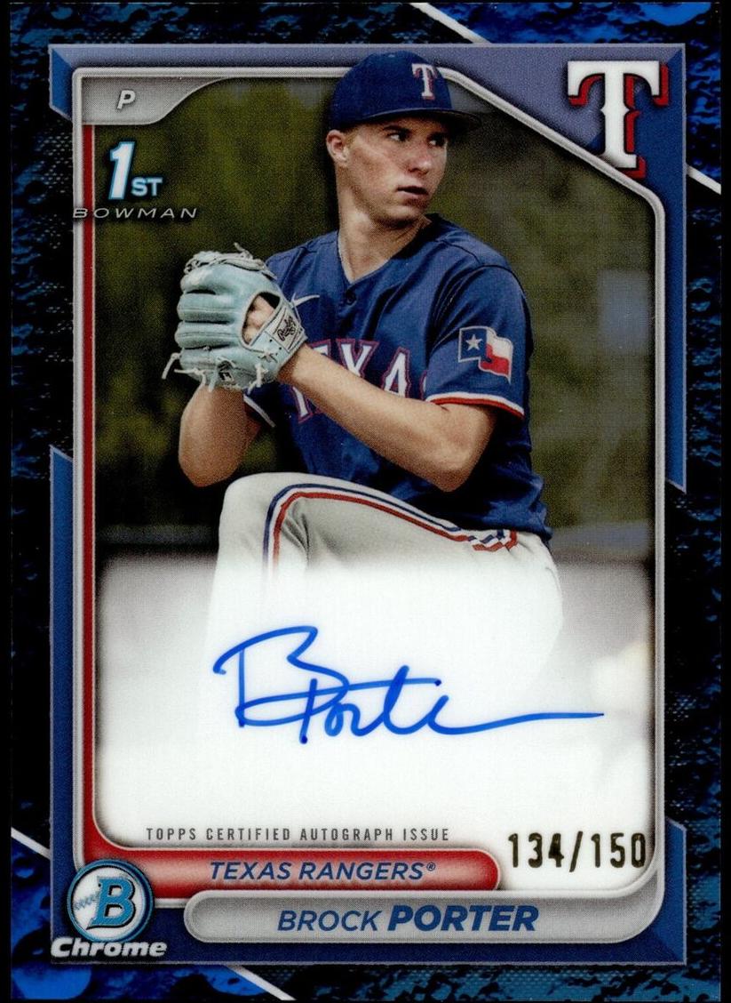 2024 Bowman Chrome Prospects Baseball Blue Lunar Brock Porter #CPA-BP