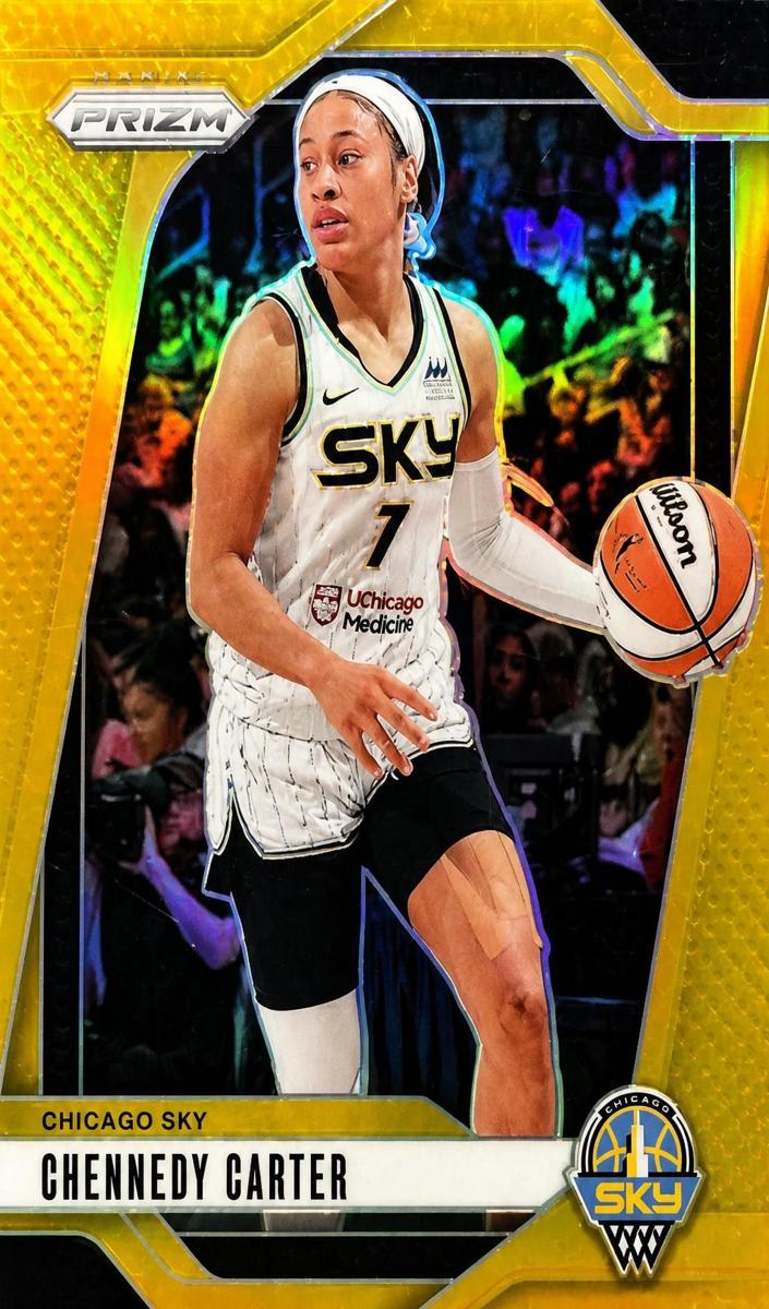 2024 Panini Prizm WNBA Basketball Gold Chennedy Carter #66 PSA 10