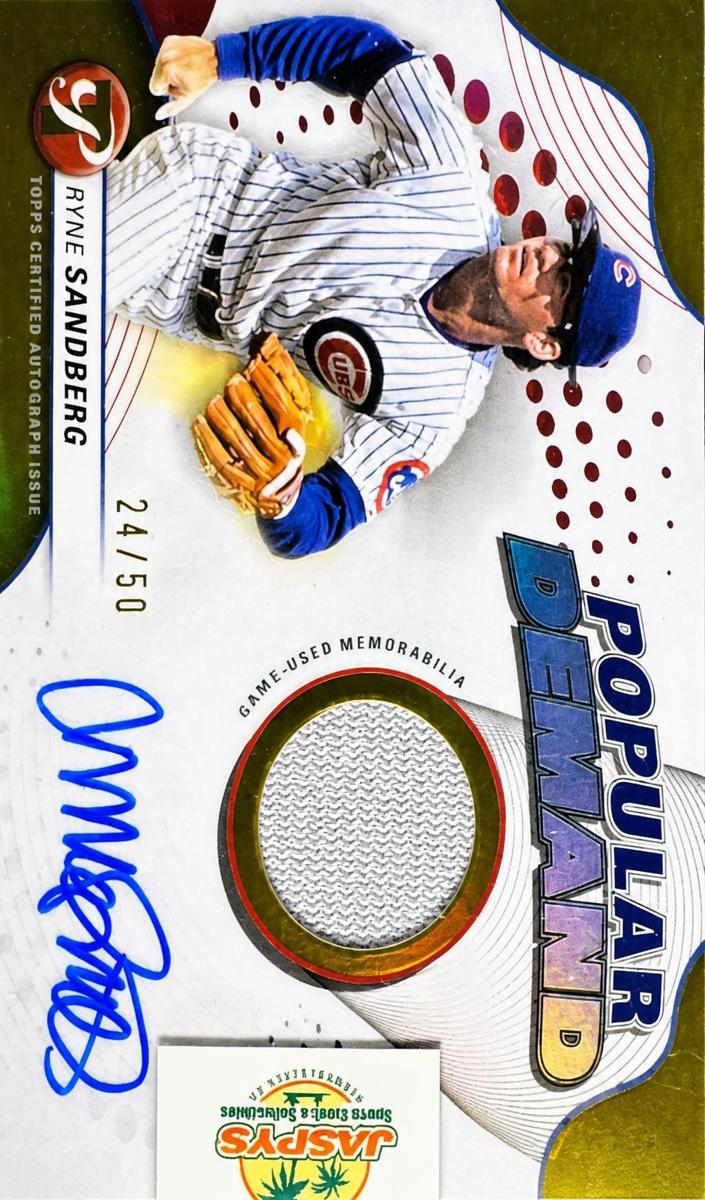 2024 Topps Pristine Baseball Gold Refractor Ryne Sandberg #DPAR-RS