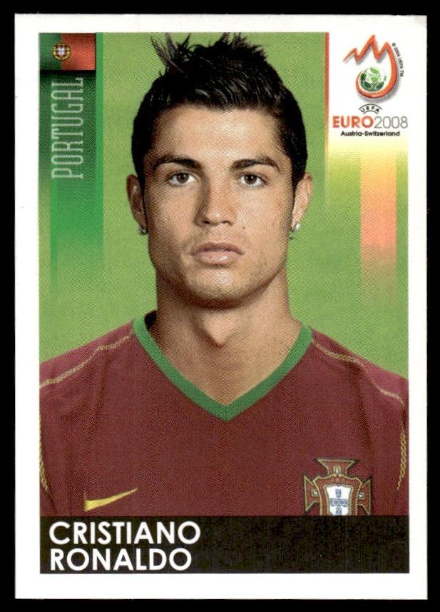 2008 Panini UEFA Euro Stickers Soccer Cristiano Ronaldo #120