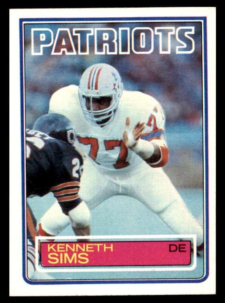 1983 Topps Football Kenneth Sims #336