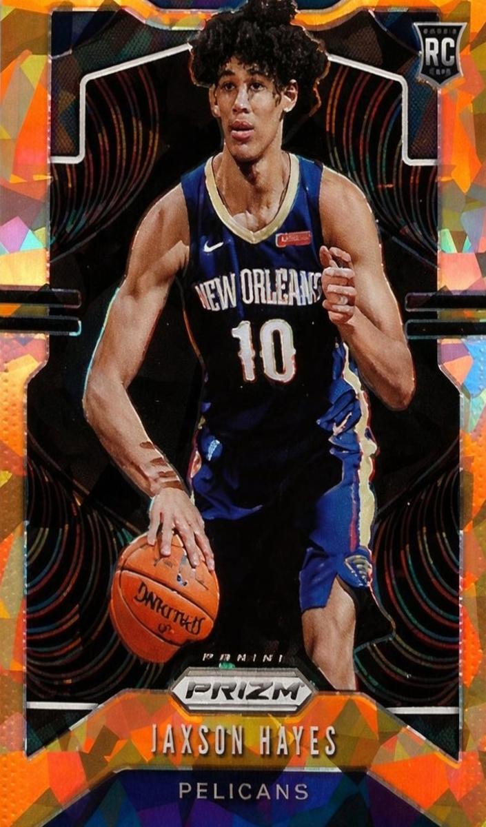 2019 Panini Prizm Basketball Orange Ice Jaxson Hayes #254 PSA 9