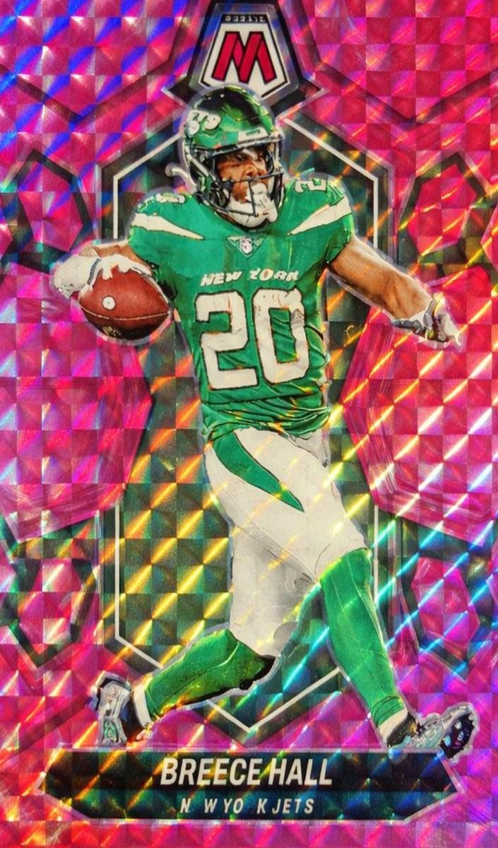2024 Panini Mosaic Football Camo Pink Breece Hall #170