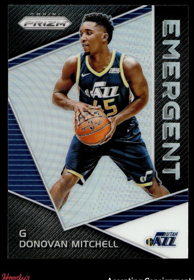 2017 Panini Prizm Basketball Prizm Silver Donovan Mitchell #EM-DON PSA 9