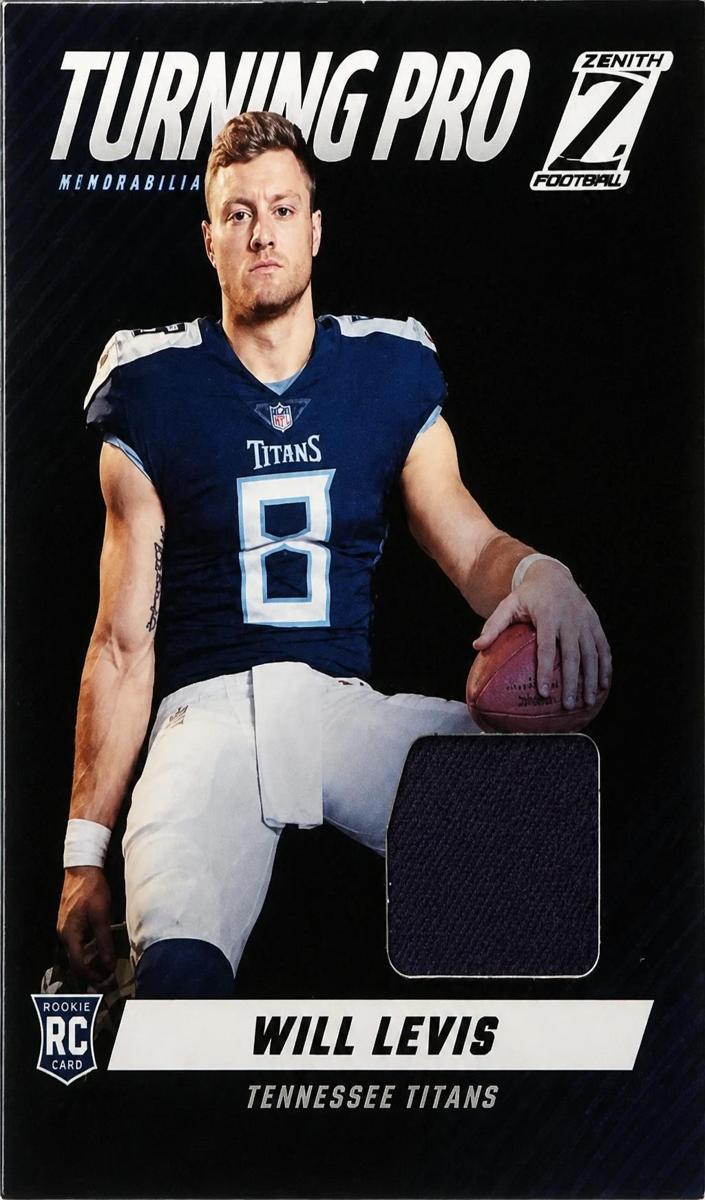 2023 Panini Zenith Football Will Levis #TPM-WLS PSA 8