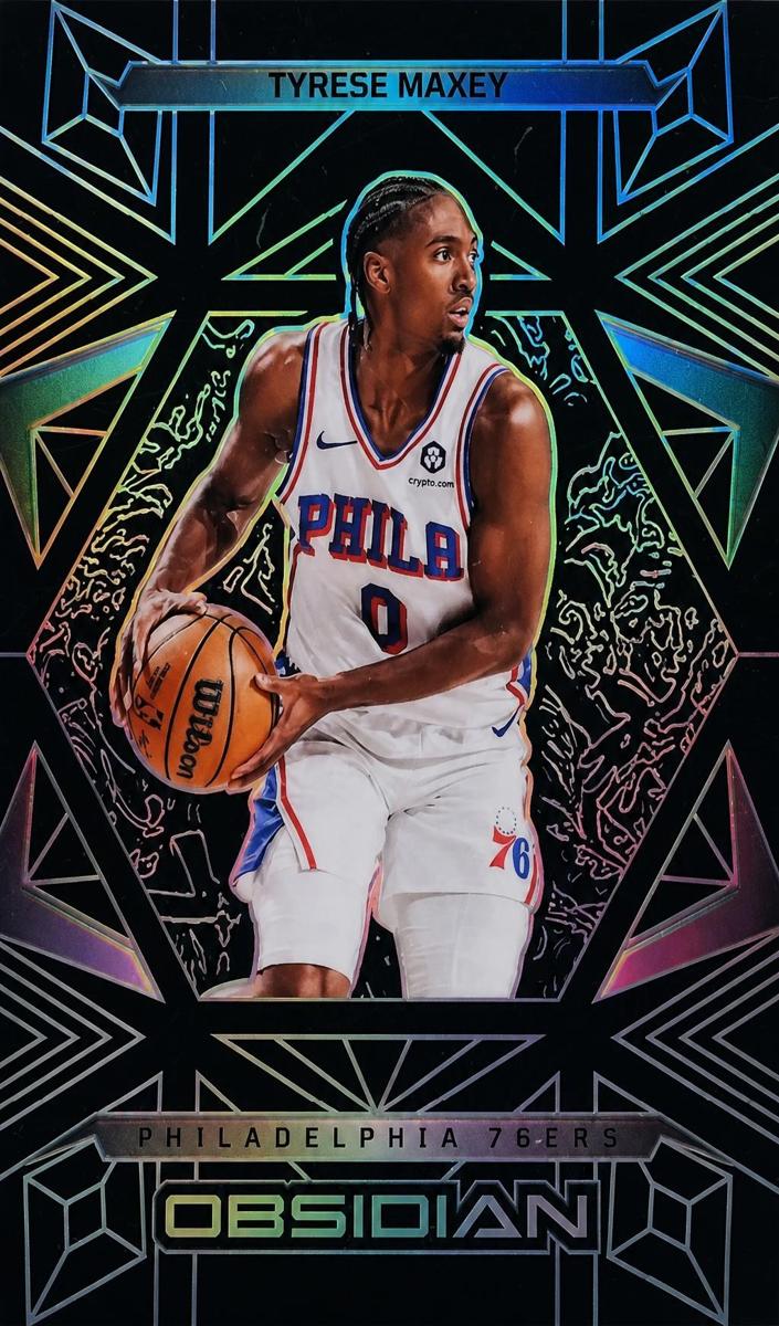 2024 Panini Obsidian Basketball Tyrese Maxey #77