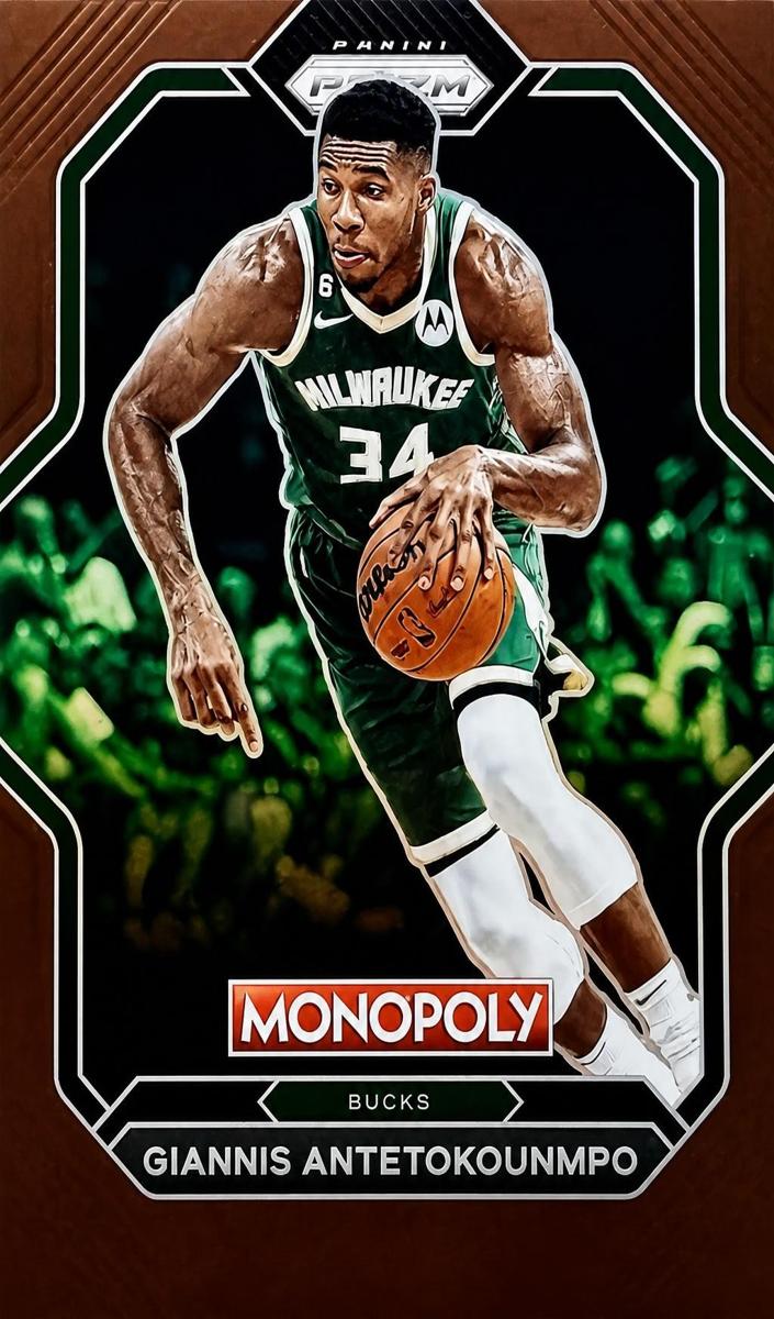 2022 Panini Prizm Monopoly Basketball Giannis Antetokounmpo #PS3 PSA 10