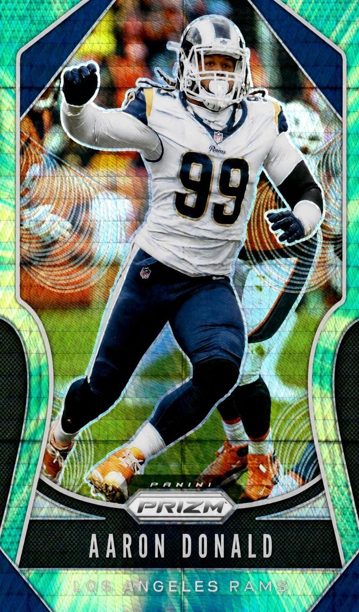 2019 Panini Prizm Football Aaron Donald #244 PSA 10