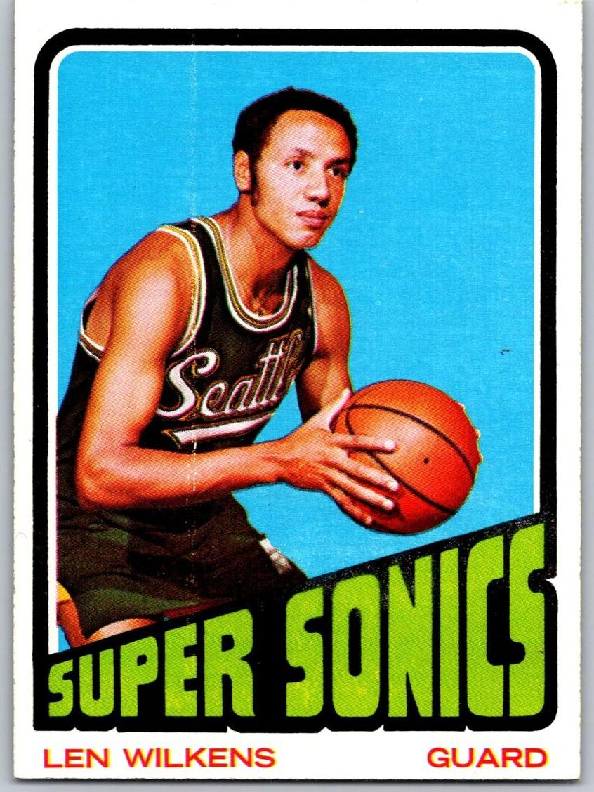 1972 Topps Basketball Len Wilkens #81