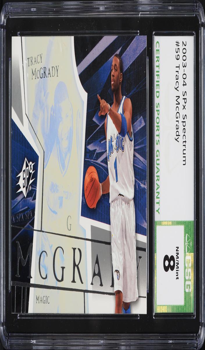 2003 SPx Basketball Tracy McGrady #59 CSG 7.5